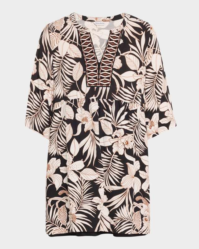 St. Lucia Blooms Tunic Dress